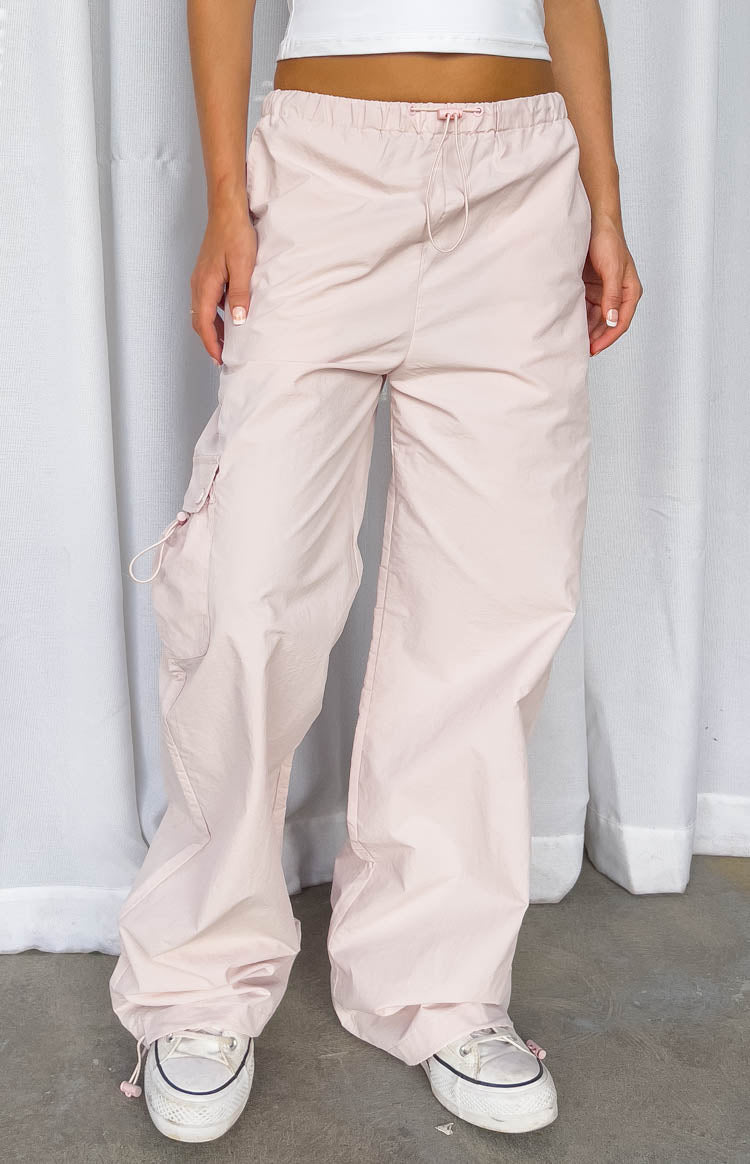 Bronx Pink Drawcord Cargos