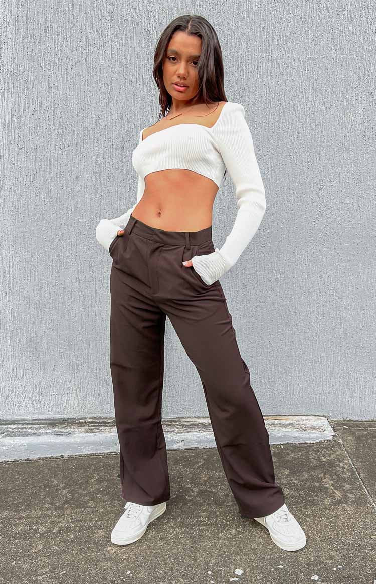 Malcolm Brown Straight Leg Pants