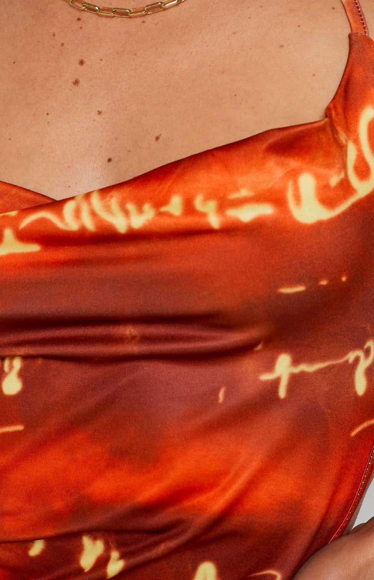 Elysha Halter Mini Dress Red