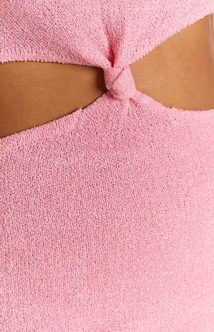 Fiona Pink Strapless Mini Dress