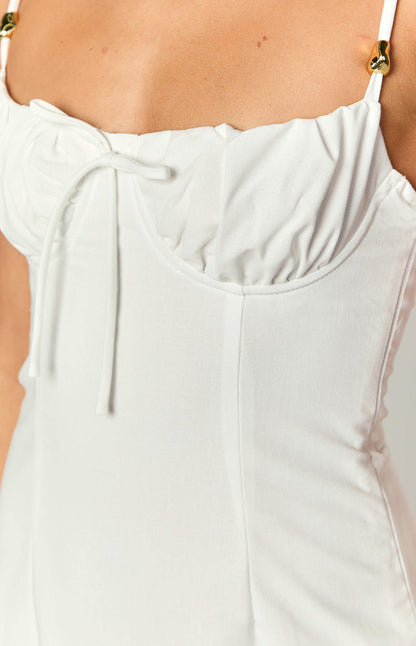 Kayla White Maxi Dress