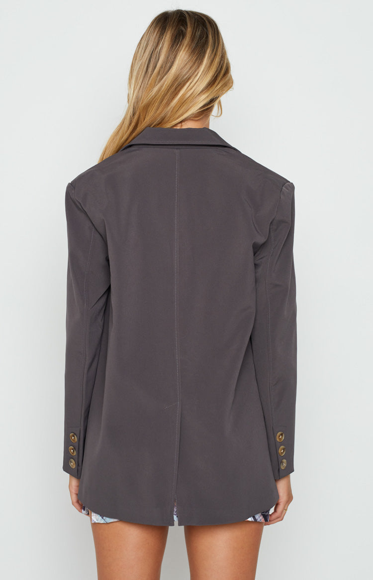 Wendy Blazer Charcoal